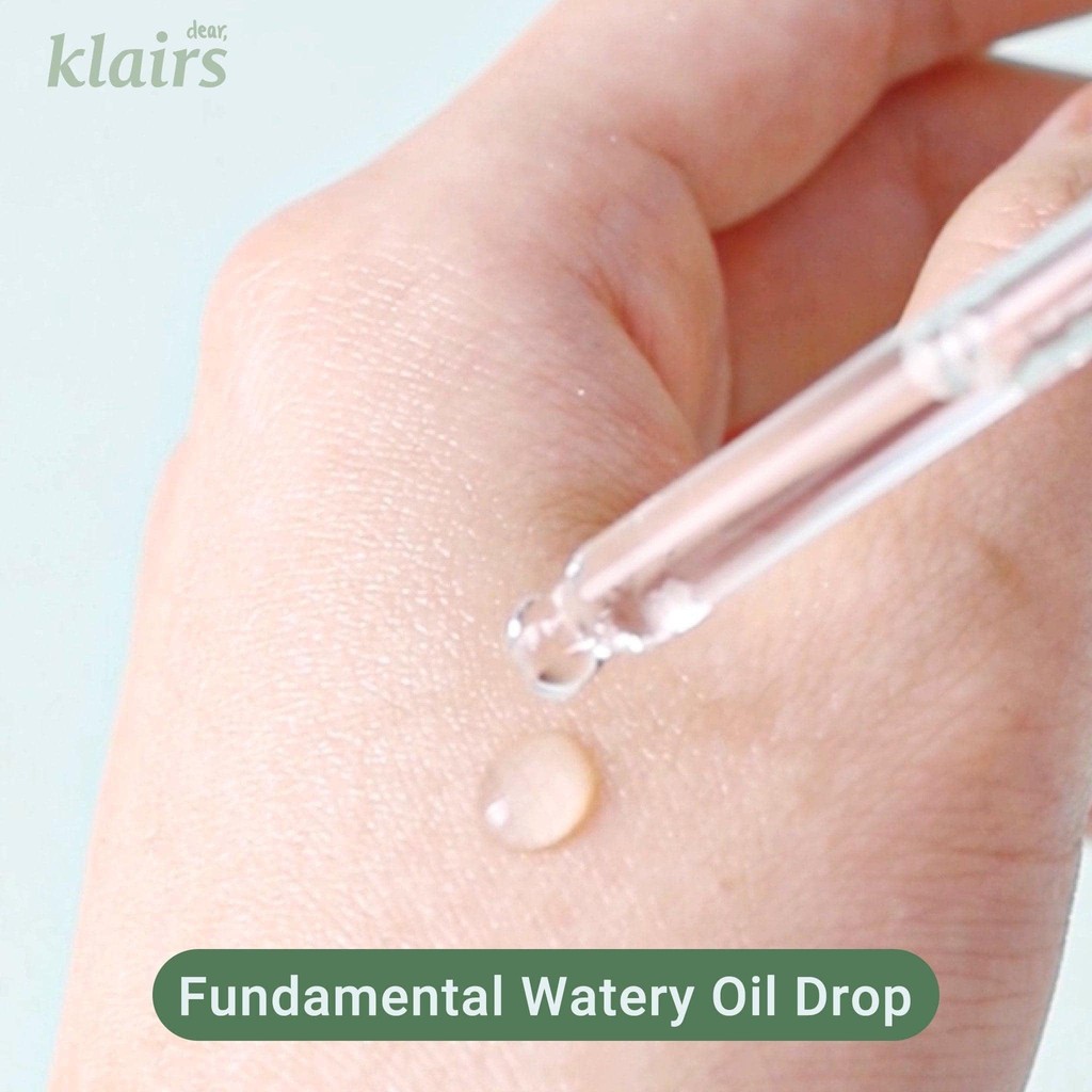 Tinh chất dưỡng ẩm Klairs Fundamental Watery Oil Drop 50ml