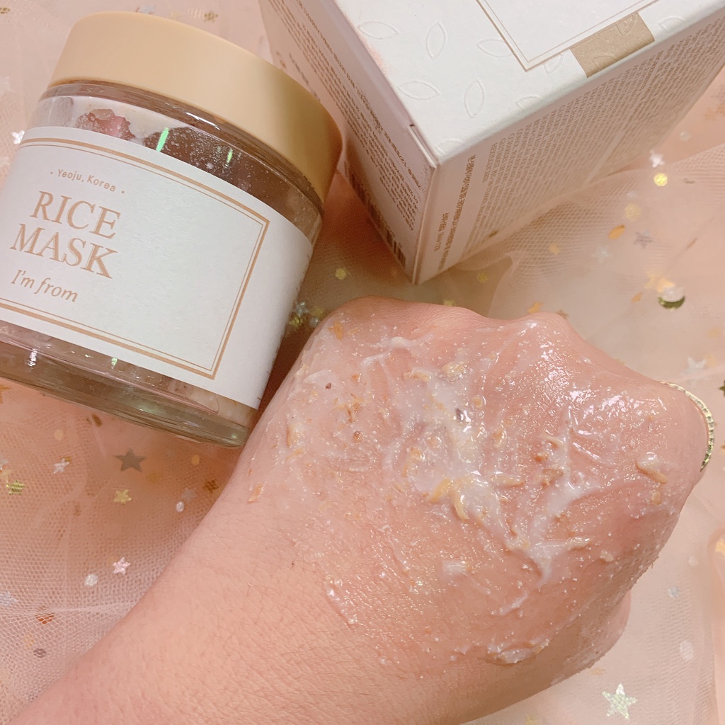 Mặt nạ gạo dưỡng trắng và mờ thâm I'm From Rice Mask 110g