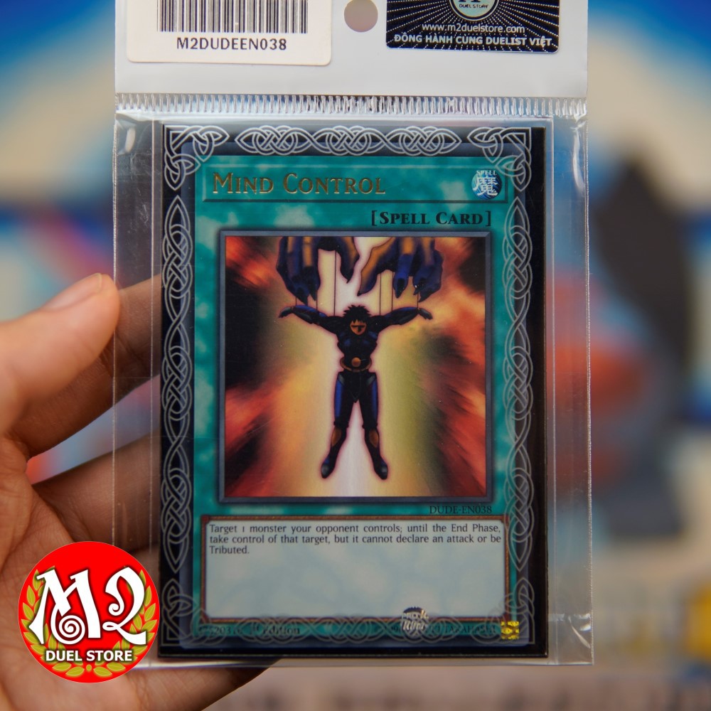 Thẻ bài yugioh DUDE-EN038Mind Control - Ultra Rare -  Bảo quản M2SCCQ-LITE