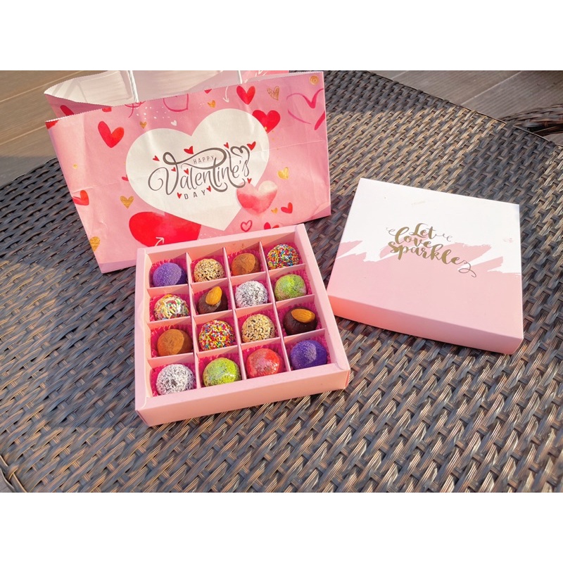 Hộp SOCOLA làm quà tặng Valentine sô cô la chocolate