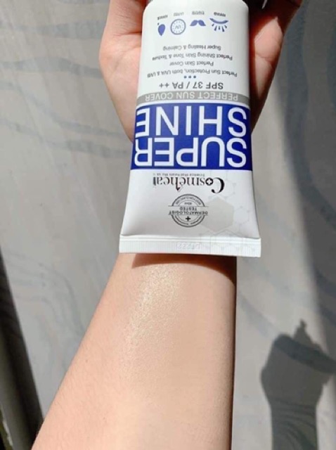 Kem nền chống nắng Cosmeheal SUPERSHINE Perfect Sun Cover SPF 35++ 60ML Hàn Quốc - PHUONGANHOUSE