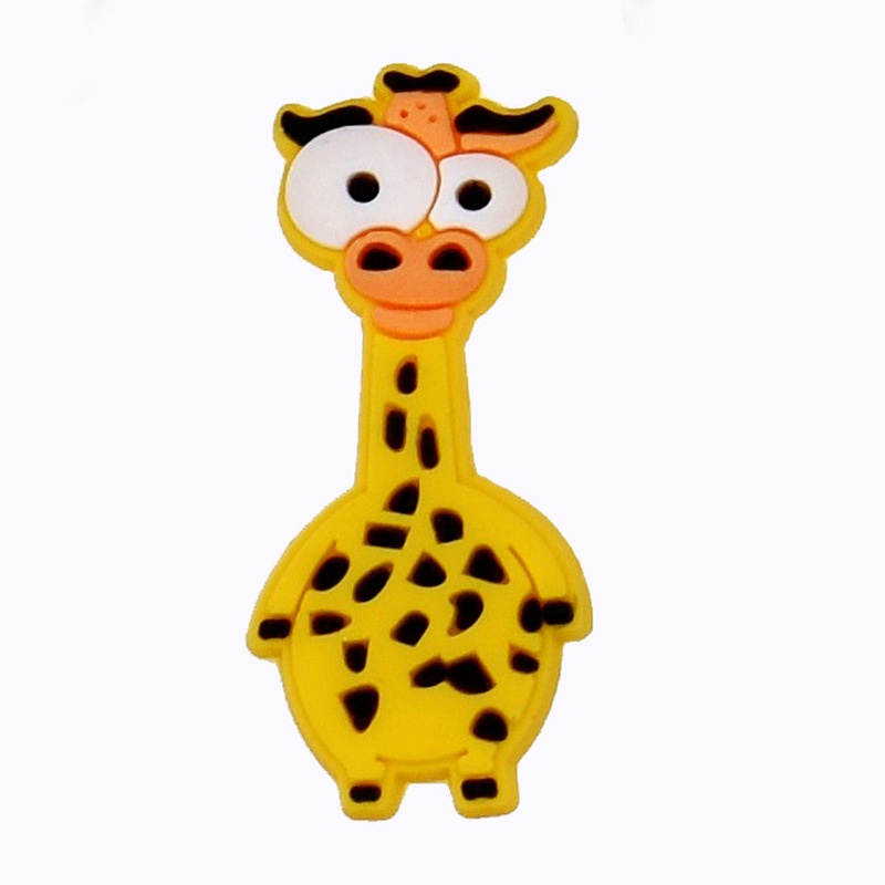 Charm Phụ Kiện Khóa Giày Bằng Cao Su PVC Hình Hoa Động Vật Hoạt Hình Có Thể Tháo Rời Trang Trí Sân Vườn