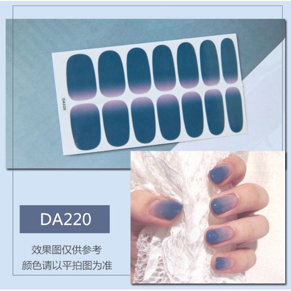 Bộ dán móng tay gồm 14 nail stick không thấm nước, độ đàn hồi tốt #4