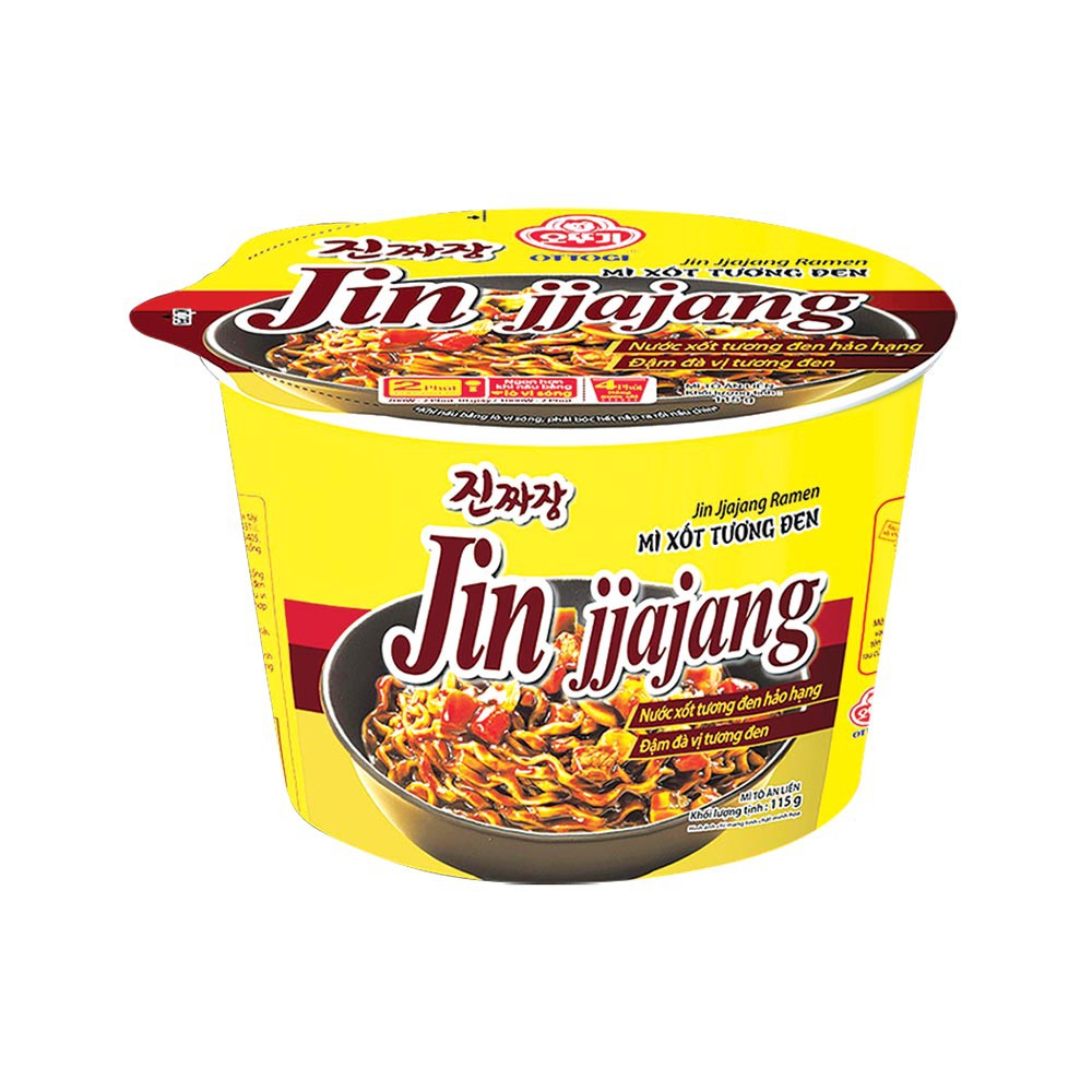 MÌ SỐT TƯƠNG ĐEN JIN JJAJANG OTTOGI LY 70G (có 3 loại tô, ly, gói)