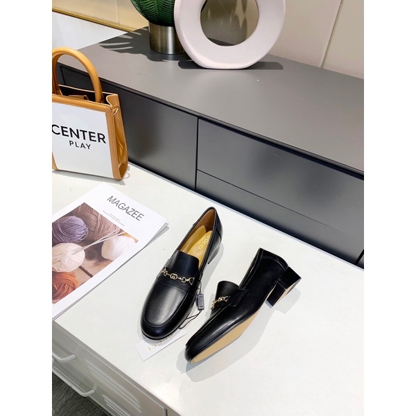 Giày lười da cho nữ thiết kế sang trọng thương hiệu Gucci GC cao cấp