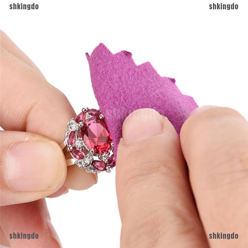 Set 10 cái khăn vệ sinh và đánh bóng trang sức tiện dụng