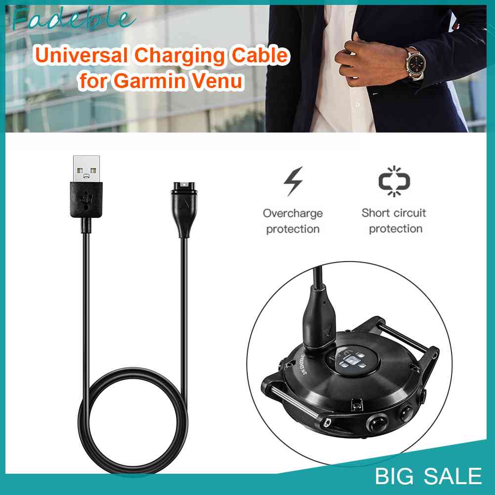 Cáp Sạc USB Dài 1m Cho Đồng Hồ Thông Minh Garmin Fenix 5S Venu 2