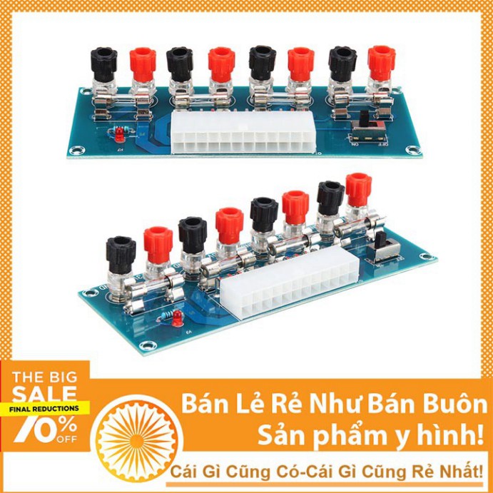 Mạch Chuyển Đổi Nguồn Máy Tính ATX 24 Pin Ra 3V3-5V-12VDC XH-M229 Chế Nguồn Đa Năng