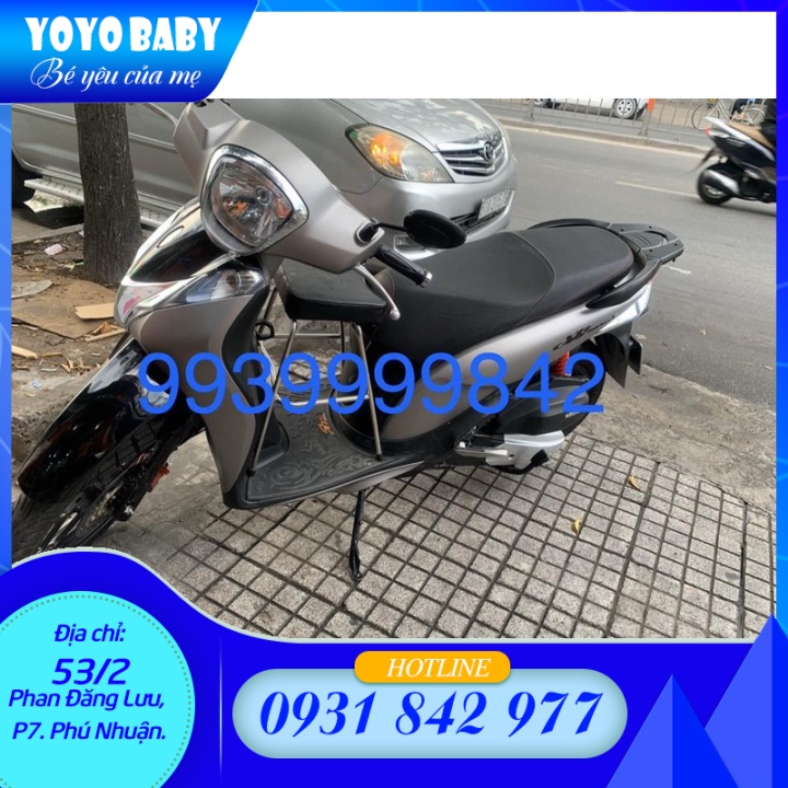Ghế đi xe máy không tựa lưng dành cho xe tay ga |YoYo Baby