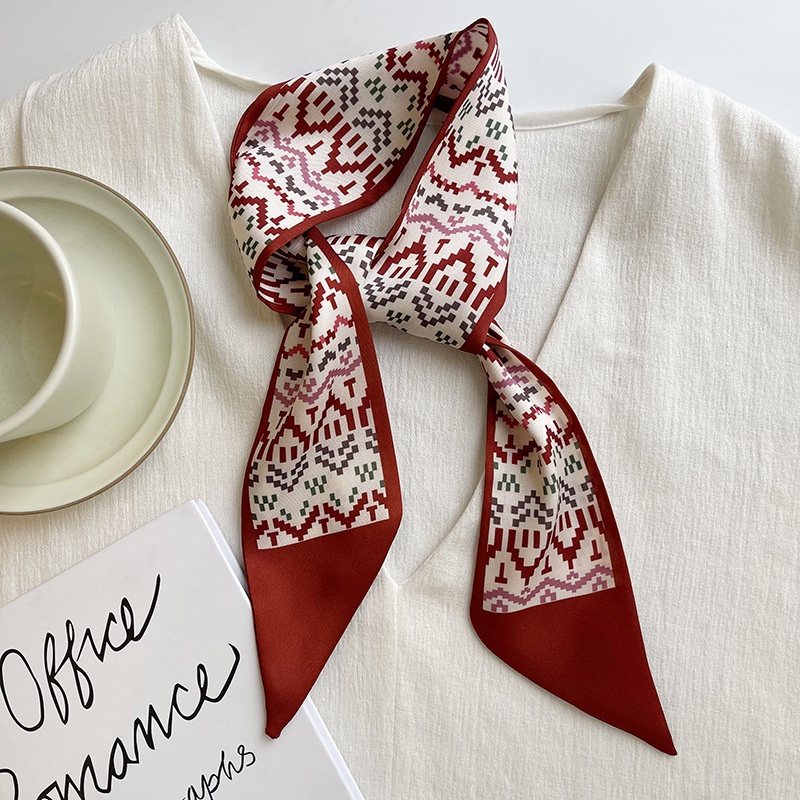 Băng Đô Buộc Tóc Bằng Lụa Phong Cách Hàn Quốc Thời Trang Xuân Hè Cho Nữ