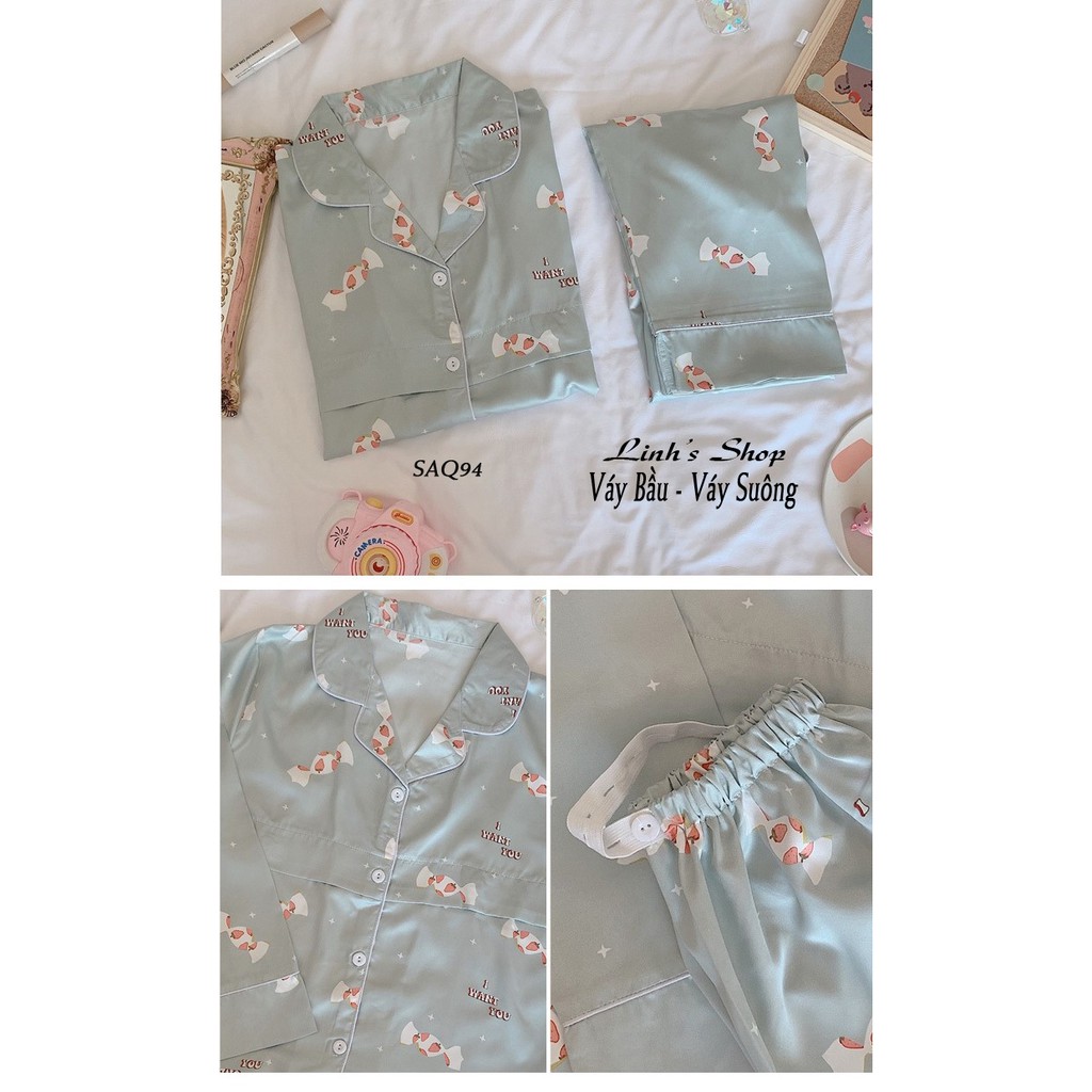 BỘ MẶC BẦU MẶC SAU SINH DÀI TAY SAQ94
