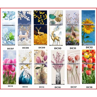 Miếng decal dán tủ lạnh chất liệu cao cấp, chống nước - Decal dán tủ lạnh, decal 3D - Trang trí nhà cửa