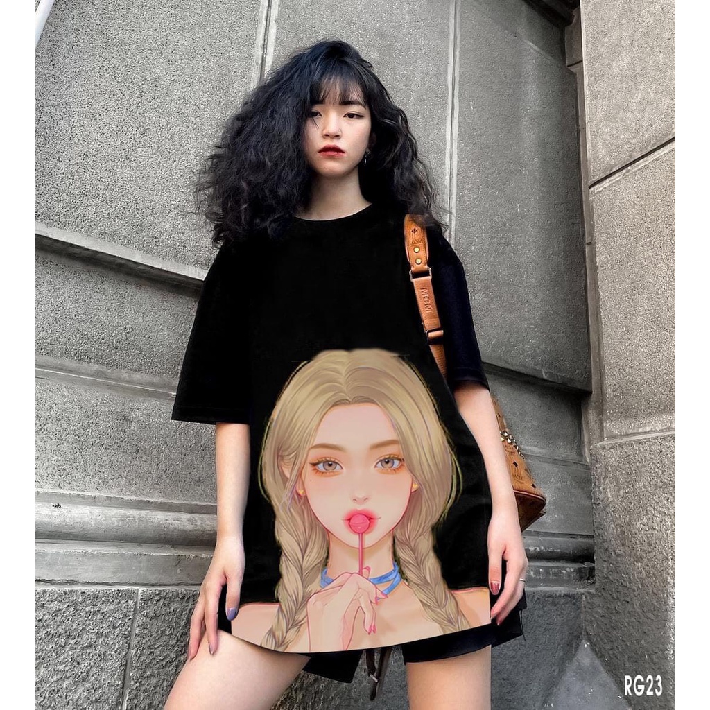 Hot trend 2022 áo phông nữ from rộng tay ngắn vải cotton  co giãn 4 chiều , áo phông nữ Littergirl
