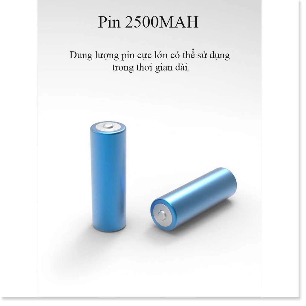 Đèn Bàn Học USB Di Động Cao Cấp Kẹp Bàn có pin – 03 Mức Độ Ánh Sáng  trắng và Vàng Bảo Vệ Mắt Chống Cận