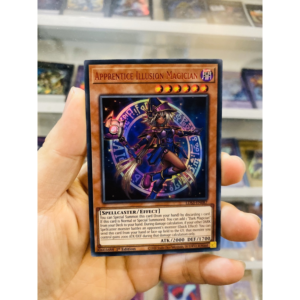 Thẻ Bài YugiOh! Mã LDS3-EN087 - Apprentice Illusion Magician - Ultra Rare  - 1st Edition