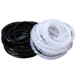 Dây xoắn ruột gà, dây bọc điện Phi 6/10/12mm - dài 8m
