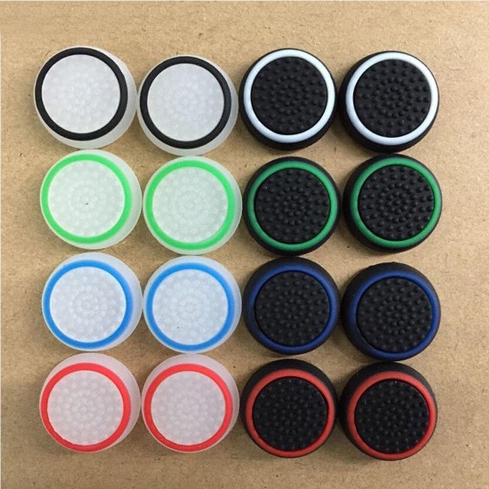 16Pcs Silicone Thumb Stick Cover Grip Caps For Sony PS4/PS3/XBOX Controller