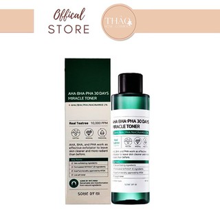 TONER GIẢM MỤN TÁI TẠO LÀN DA AHA BHA PHA 30DAYS MIRACLE some by mi 150ml