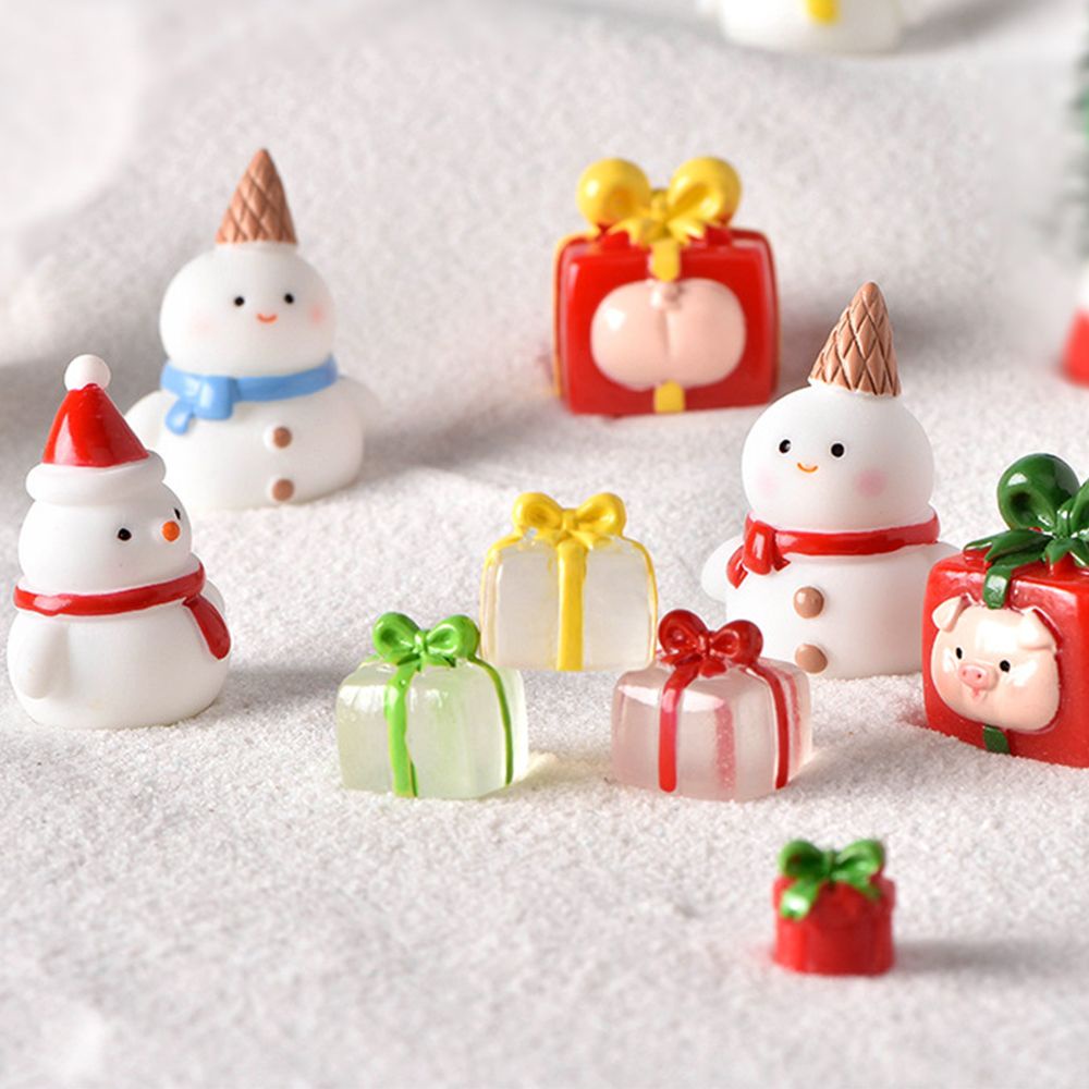 Đồ trang trí Người Tuyết Mini Trang Trí Giáng Sinh/ Năm Mới DIY