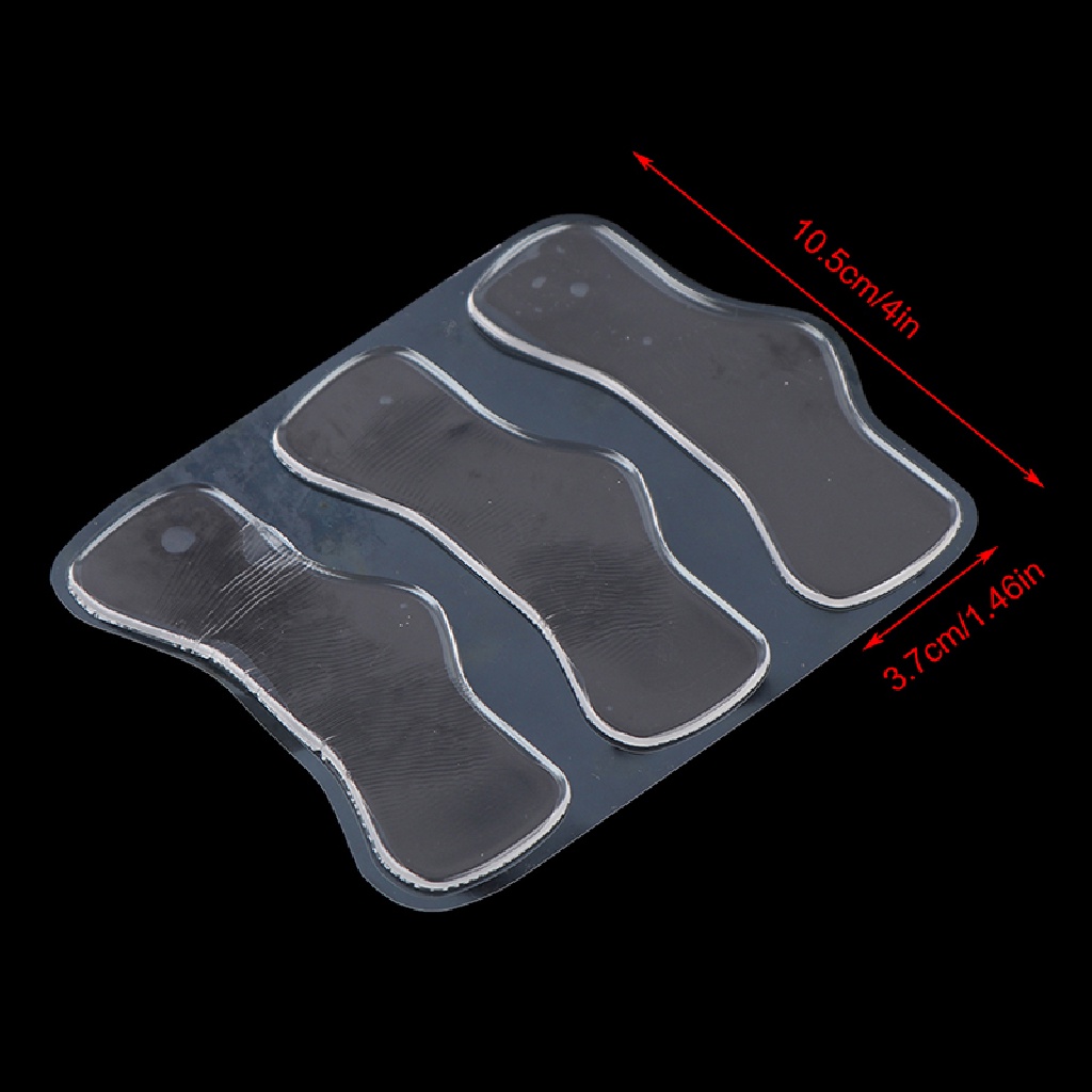 Set 3 Miếng Dán silicone Làm Ấm Da Mặt Và Mũi Chống Nếp Nhăn Có Thể Tái Sử Dụng