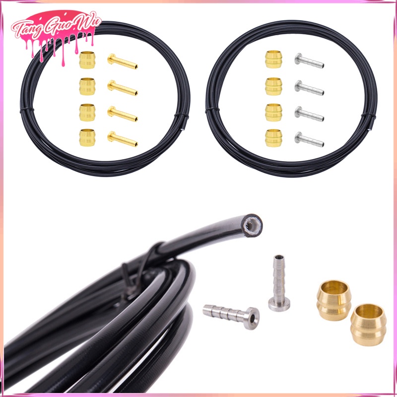 Bộ Ống Dẫn Dầu Phanh Thủy Lực 2500mm Kèm 4 Vòng Đệm Và 4 Chốt Khóa Dầu Cho Xe Đạp MTB Shimano BH59 BH90