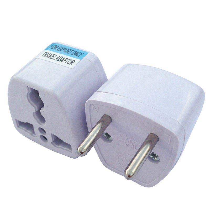 Ổ chuyển đổi phích cắm điện từ 3 chân sang 2 chân an toàn chịu nhiệt độ cao nguồn 220V