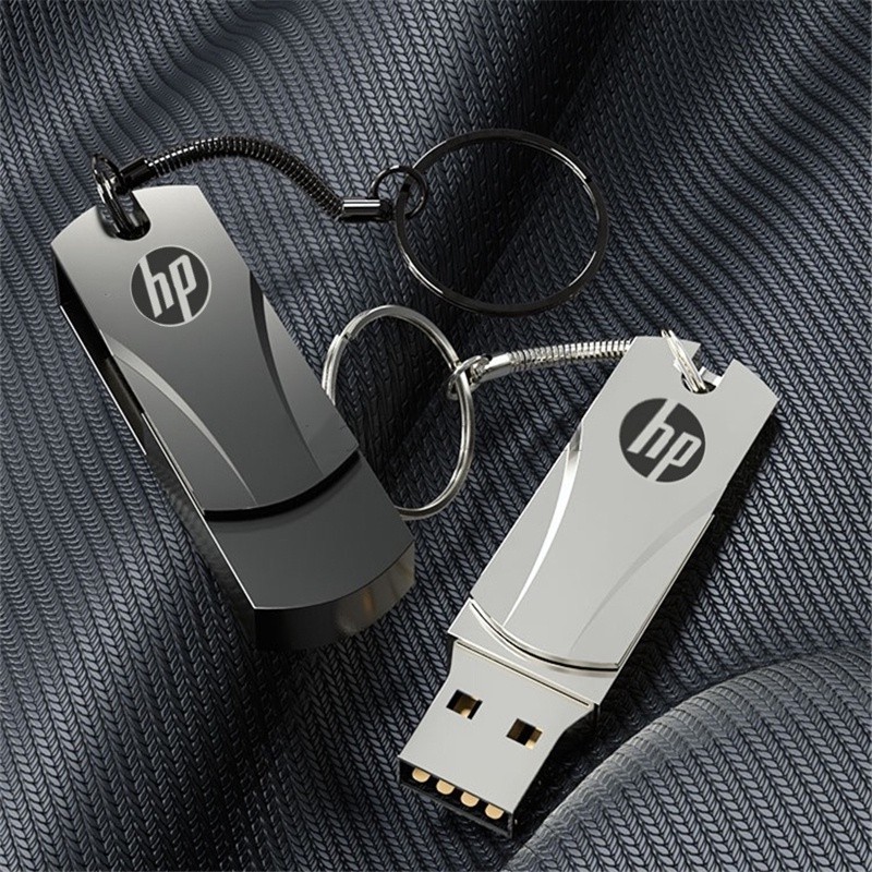 Ổ đĩa USB flash HP 1TB 2TB 64GB 32 16GB 8GB 4GB 2GB USB 1GB Flash Drive với móc khóa