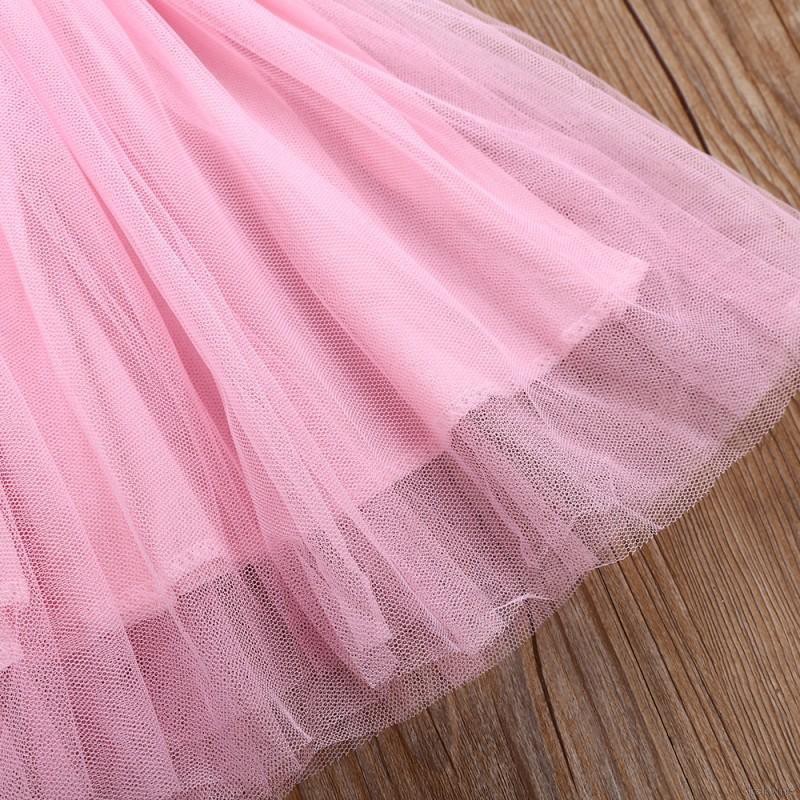 ♕ babyme ღ Girl Wedding Dress Fluffy Ball Gown Birthday Tutu Party Dress