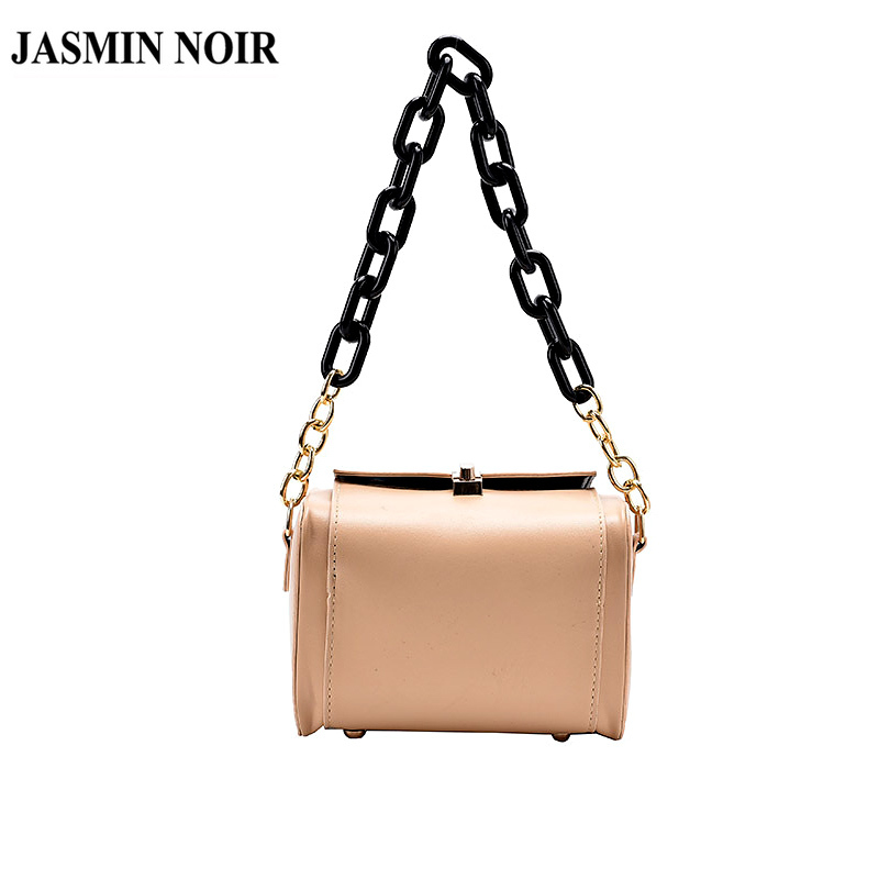 Túi Xách JASMIN NOIR Cho Nữ Bằng Da Pu Với Dây Đeo Kim Loại Thời Trang