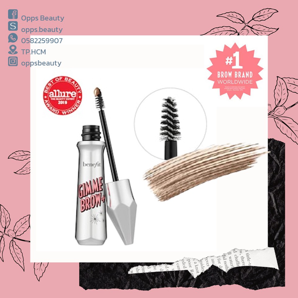 [BENEFIT] Mascara lông mày BENEFIT Gimme Brow+