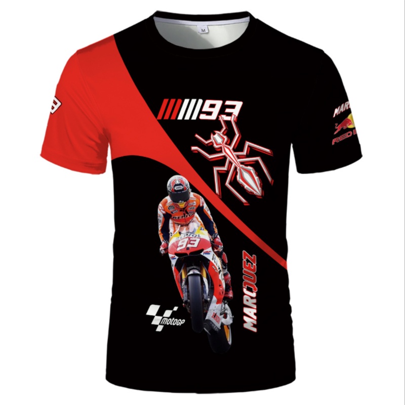 Áo Thun In Hình Marc Mm93 Marquez Fan Art 93 Mm93 93 6XL Vui Nhộn Thời Trang Mùa Hè Cho Nam Và Nữ