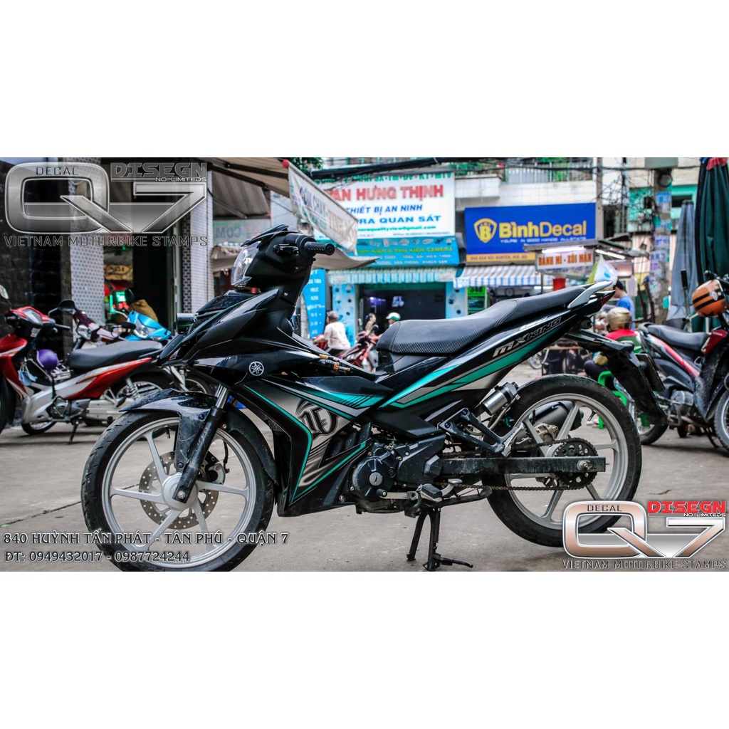 Tem Rời EXCITER 150 LC XANH ĐEN