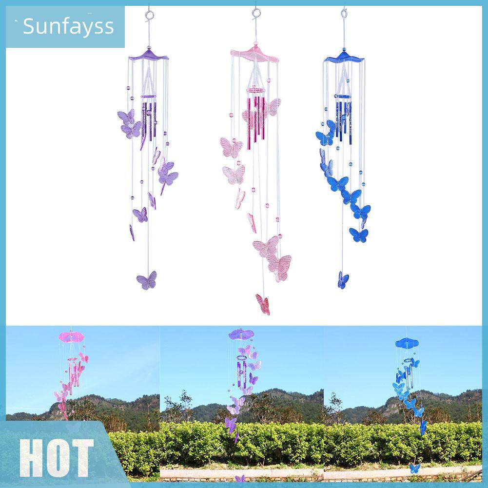 Chuông Gió Hình Bướm Trang Trí Nhà Cửa