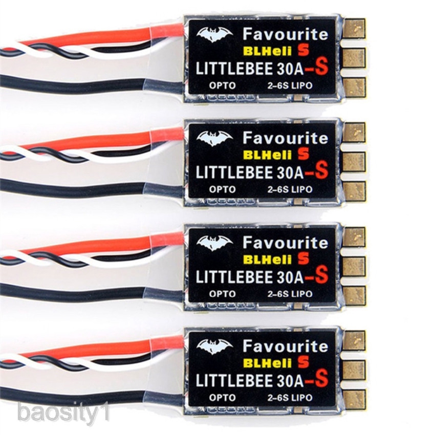 Set 4 Bộ Điều Tốc Không Chổi Than BL-S 30A LIPO Hỗ Trợ DSHOT Oneshot42 Cho Máy Bay Điều Khiển Từ Xa Baosity1