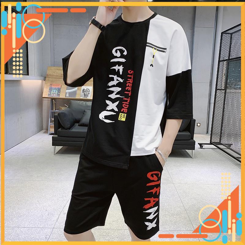 Quần áo hè nam cotton, áo cộc tay, quần đùi, áo phôn đẹp thoáng mát, chất liệu cotton thấm hút mồ hôi, siêu mềm mịn ngầu | BigBuy360 - bigbuy360.vn