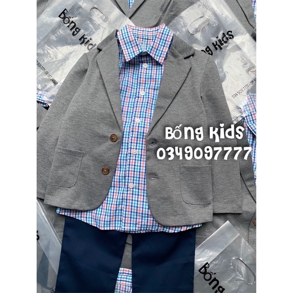 Set 2 Món Veston Bé Trai Công Tử WonderNation (không quần)