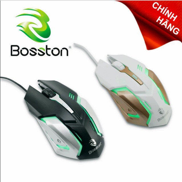 Chuột Chuyên Game Mouse Bosston M60 Led Nhiều Màu - HÀNG CHÍNH HÃNG