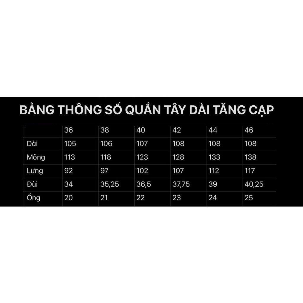 Quần tây nam ống đứng BIGSIZE MALTRIK, quần âu size to &lt;140kg, vải tuyết mưa cao cấp