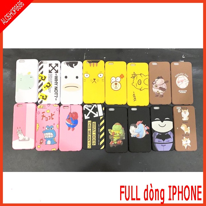 ỐP tpu IPHONE 7,7S,6PLUS,6SPLUS,7PLUS,7SPLUS,8,8PLUS,X,XS,XS MAX,11,11 PRO,11 PRO MAX GIAO HÌNH NGÃU NHIÊN