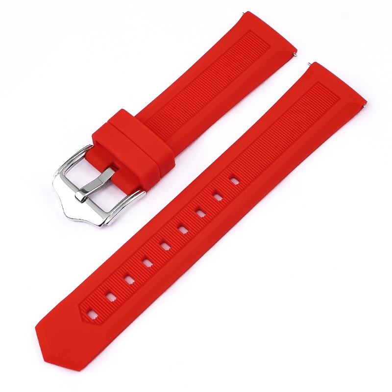 Dây Đeo Bằng Silicone 16mm 18mm 19mm 20mm 22mm Cho Đồng Hồ Thông Minh Samsung Galaxy 3 41mm 45mm Huawei watch GT2