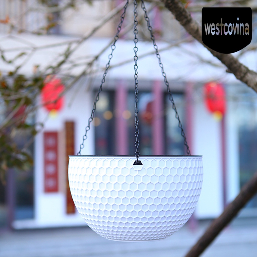 [Hot]☀ Móc Treo Chậu Cây Hình Tổ Ong Bằng Nhựa Resin Chống Thấm Nước Tiện Dụng Cho Sân Vườn