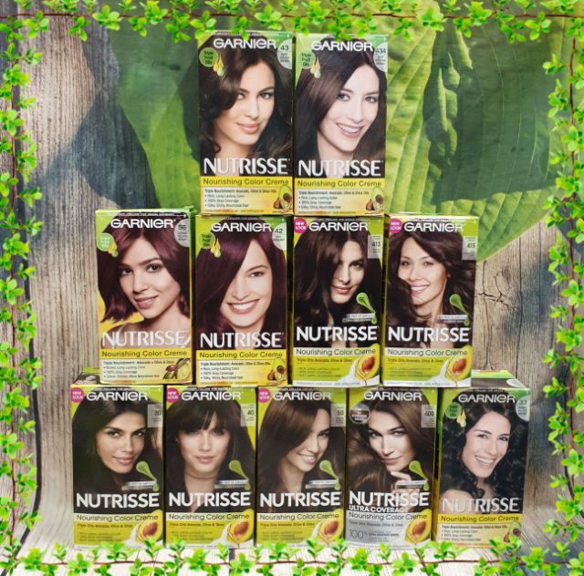 (HÀNG MỸ) THUỐC NHUỘM TÓC ĂN BẠC 100% GARNIER NUTRISSE Nourishing Color Creme | BigBuy360 - bigbuy360.vn
