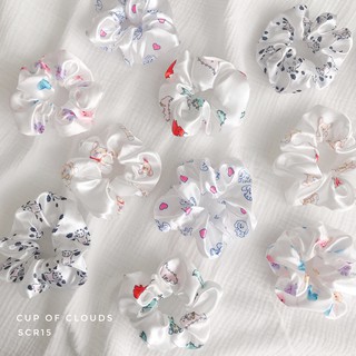 Buộc tóc Scrunchies phi bóng hình thú cưng đáng yêu
