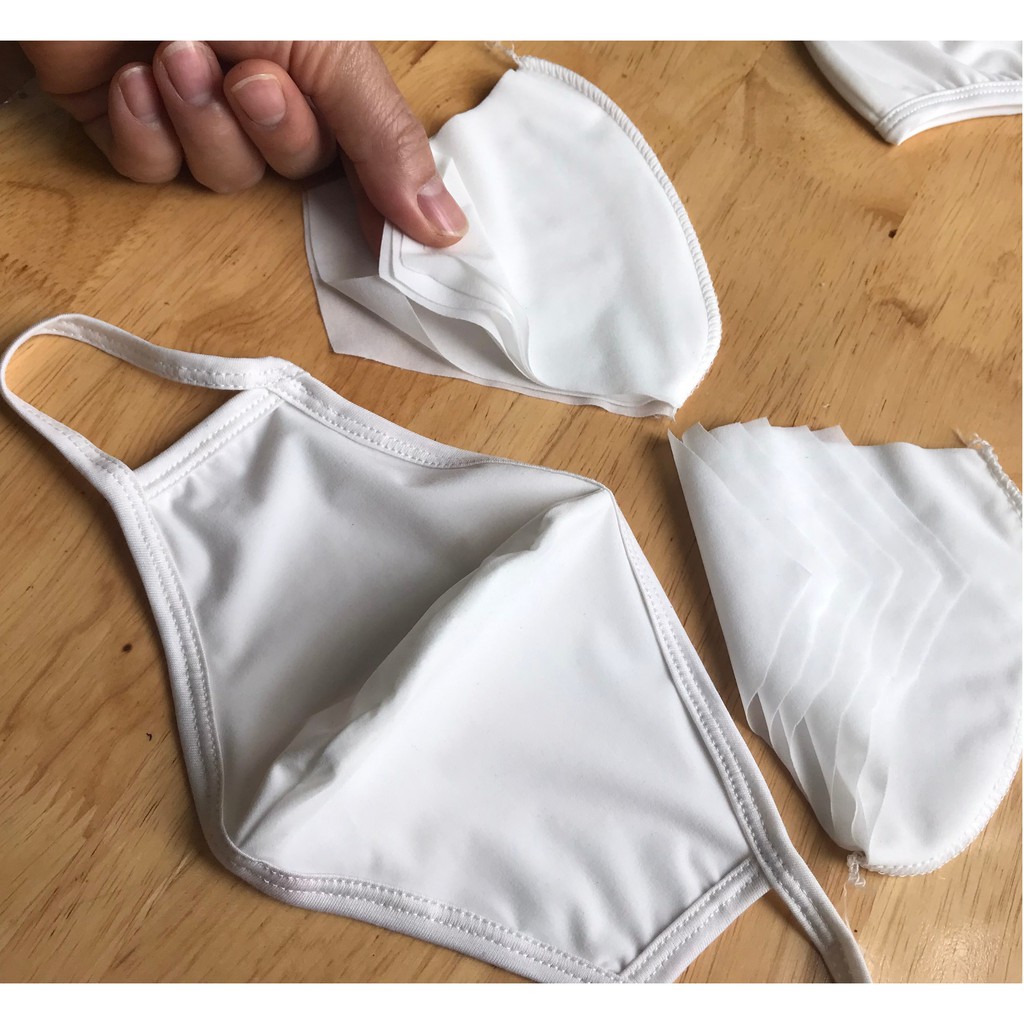 combo 5 Khẩu trang Vinatex chống thấm nước đi mưa, vải y tế 3 lớp kháng khuẩn Nasilkmex | BigBuy360 - bigbuy360.vn