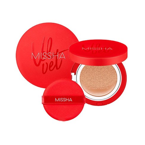 Phấn Nước Mỏng Mịn, Che Phủ Tốt, Lâu Trôi [Missha] Velvet Finish Cushion SPF50+ PA+++ 15g