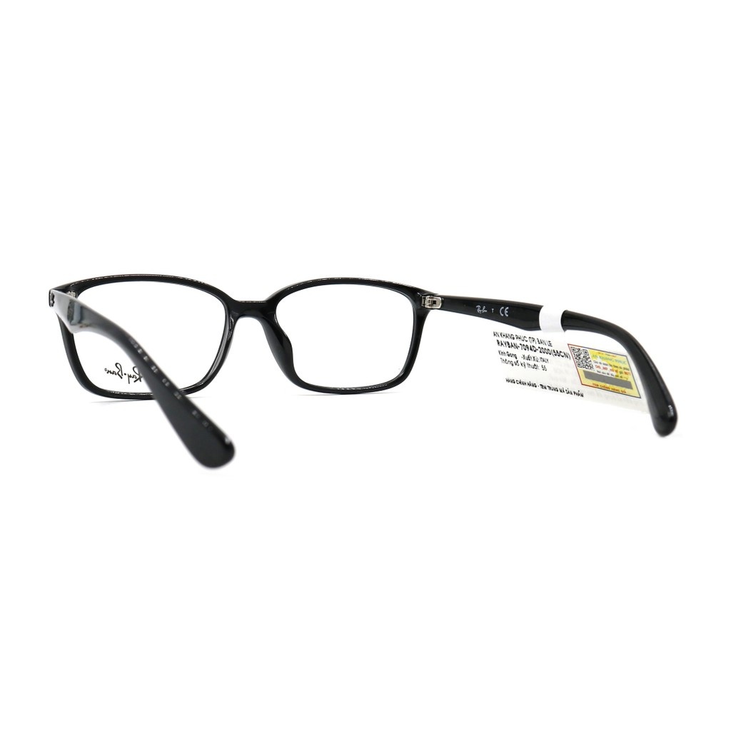 RB7094D 2000-Gọng kính nam nữ Rayban chính hãng (55-16-140), thiết kế dễ đeo bảo vệ mắt