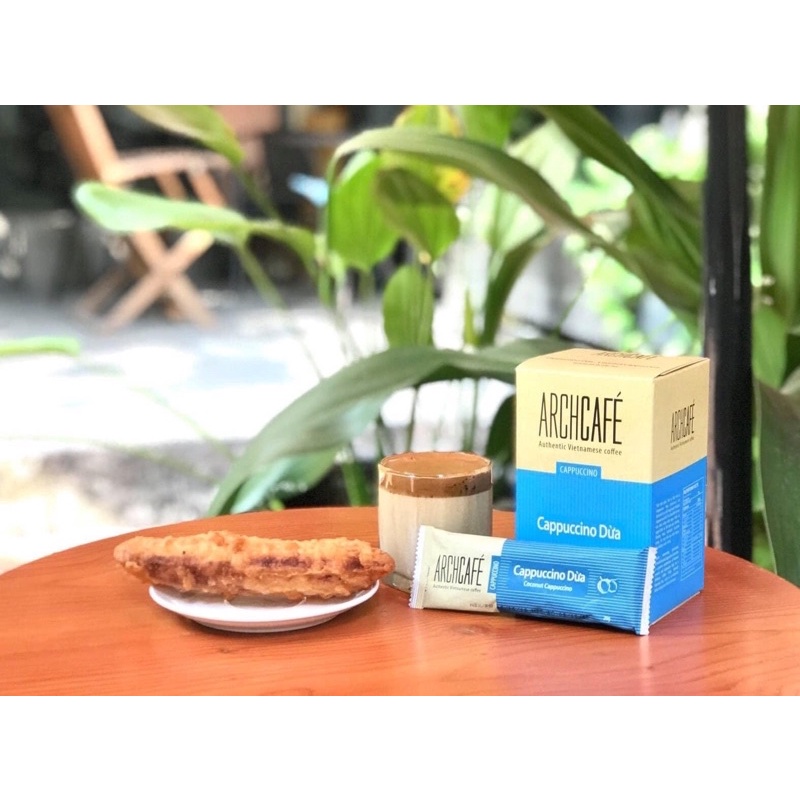 CÀ PHÊ HOÀ TAN ARCHCAFE’ DỪA (date 2023)