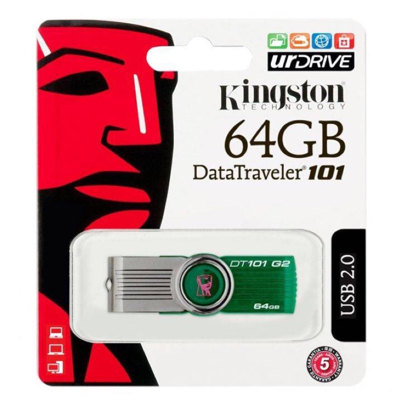 USB Kingston 64GB Data Traveler DT101 G2 Hàng Đủ GB Của FPT
