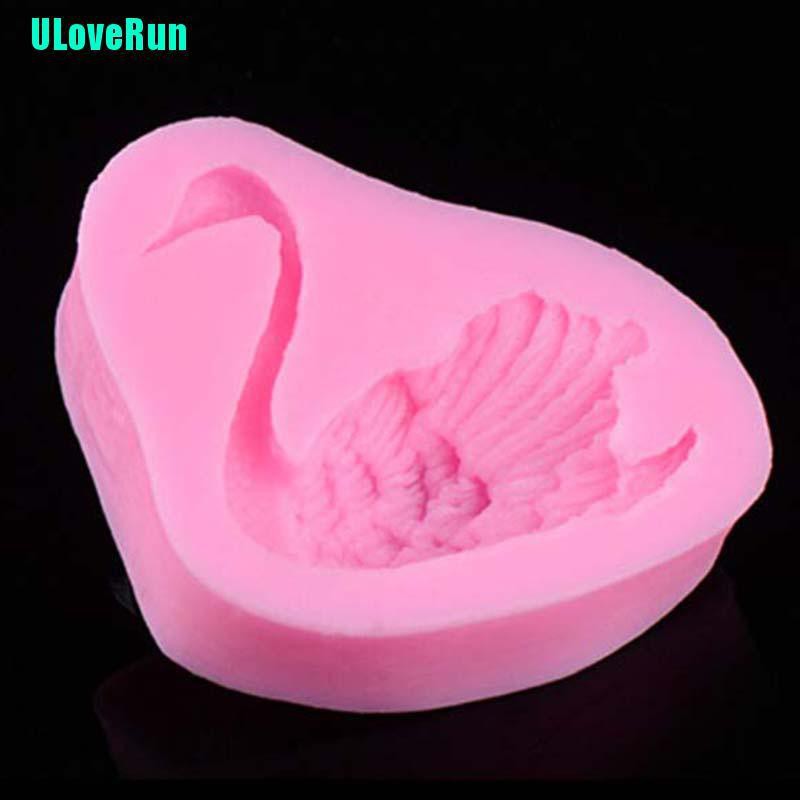 Khuôn Silicone Tạo Hình Thiên Nga Trang Trí Bánh