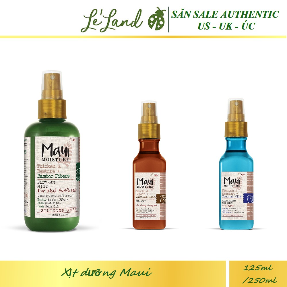 Bill US - Săn sale - Xịt dưỡng Maui Thicken &amp; Restore + Bamboo Fibers Mist